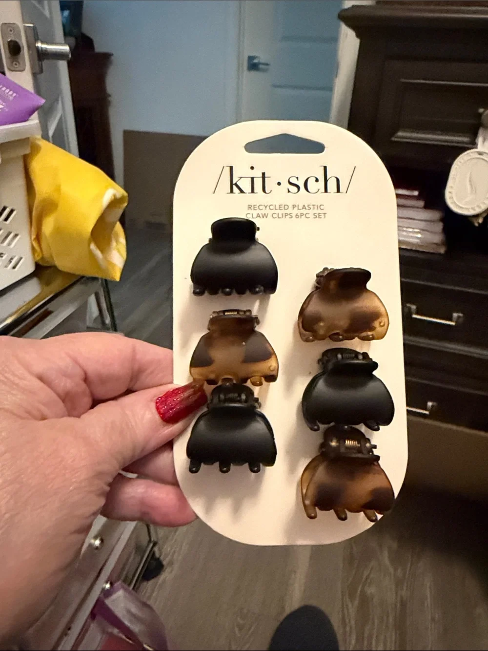 Kitsch Mini Claw Clips 6 PC Set - NEW